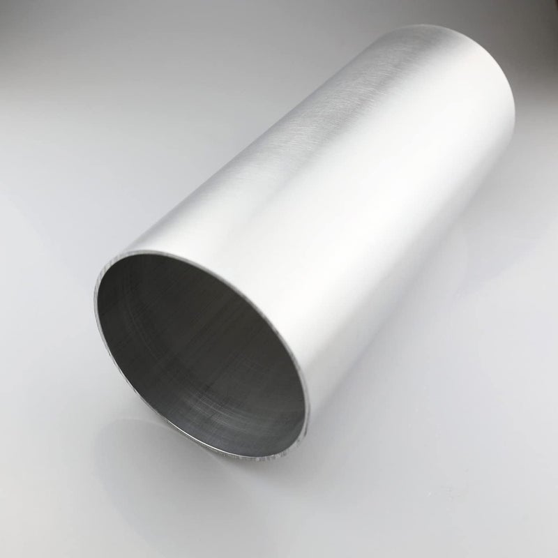 KRD PERFORMANCE 127mm(5") OD Straight 5 Inch Aluminum Intercooler Pipe Air Intake Tube, Length 11.8" (300mm), Brushed Finish - Image 3
